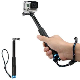 Bastao Retratil Prova Dagua P/ Gopro Hero Gopro 36cm-92cm S Preto