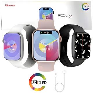 Relógio Smartwatch W99 Serie 9 Amoled Chat GPT 45mm Ilha Dinamica GPS Microwear