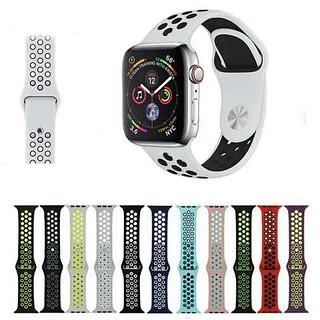 Pulseira Esportiva De Silicone Para iwatch Apple Watch Ultra 3 2 Series 11 10 9 8 7 SE 6 5 4 3 2 49 46 45 44 42 41 40mm