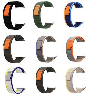 Pulseira Trail Nova 44mm 45mm 49mm 40mm 41mm 42mm 45mm Cinta de Nylon Série iWatch Ultra 7 6 5 3 se