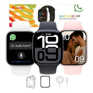 Relógio Smartwatch S11 Pro Series 11 Amoled Whatsapp Gps Nfc
