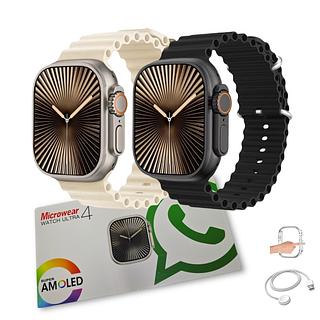 Smartwatch Relógio Inteligente Microwear Ultra 4 Plus 49mm ChatGPT, GPS, Assistente de voz