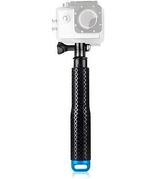 Bastão Retrátil 48cm Prova D'água para GoPro e Similares - Azul